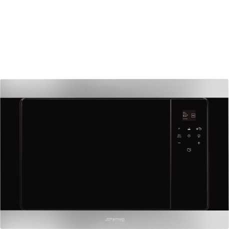 FOUR MICROONDES AVEC GRILL ÉLECTRIQUE SMEG FMI320X2