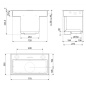 SMEG INTEGRATED HOOD KSEG78PXE STAINLESS STEEL 77 CM