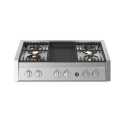 STEEL CUCINE KOCHPLATTE GENESI 4 BRENNER + GRILLPFANNE