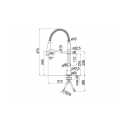 NOBILI LEVANTE SINGLE LEVER SINK MIXER KITCHEN TAP INOX