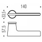 COLOMBO ZERO EVOLUTION MANIGLIE PER PORTE SERIE ALATO'