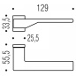 COLOMBO ZERO EVOLUTION DOOR HANDLES PAIR DESIGN DEA