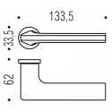 COLOMBO ZERO EVOLUTION MANIGLIE PER PORTE SERIE GIRA
