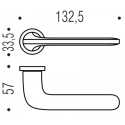 COLOMBO ZERO EVOLUTION DOOR HANDLES PAIR DESIGN ROBOQUATTRO