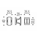 COLOMBO DESIGN WC / BAD ROSETTE ZERO EVOLUTION ZE29