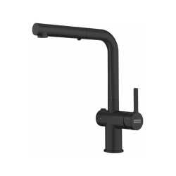 FRANKE ACTIVE TWIST SINGLE LEVER SINK MIXER TAP WITH PULL OUT SPRAY BLACK MATT