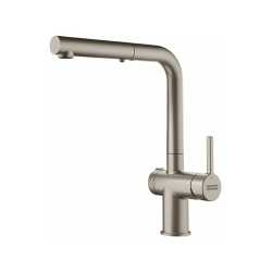 FRANKE ACTIVE TWIST SINGLE LEVER SINK MIXER TAP WITH PULL OUT SPRAY OPTICAL STEEL