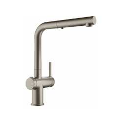 FRANKE ACTIVE TWIST SINGLE LEVER SINK MIXER TAP WITH PULL OUT SPRAY OPTICAL STEEL