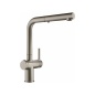 FRANKE ACTIVE TWIST SINGLE LEVER SINK MIXER TAP WITH PULL OUT SPRAY OPTICAL STEEL