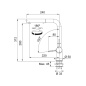 FRANKE ACTIVE TWIST GRIFO MONOCOMANDO PARA FREGADERO ACERO OPTICAL