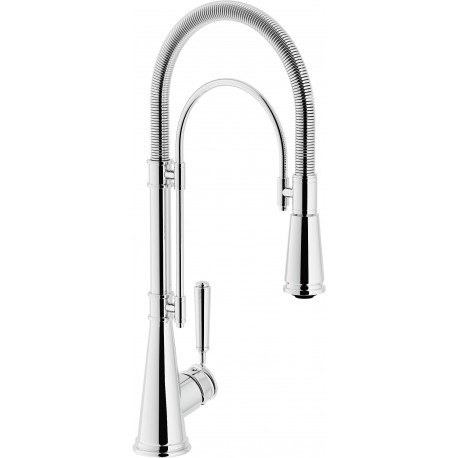 NOBILI CHARLIE GRIFO MONOCOMANDO PARA FREGADERO CAÑO ALTO EXTRAÍBLE CROMO CROMO