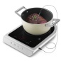 SMEG TABLE DE CUISSON PORTATIVE BLANC MAT