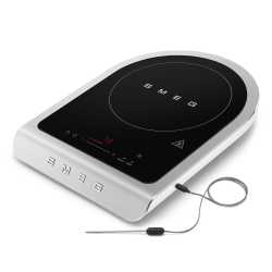 SMEG PLACA DE INDUCCIÓN PORTÁTIL NEGRO MATE
