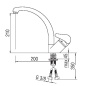 NOBILI MISCELATORE MONOCOMANDO MISTRAL JUNIOR CROMATO