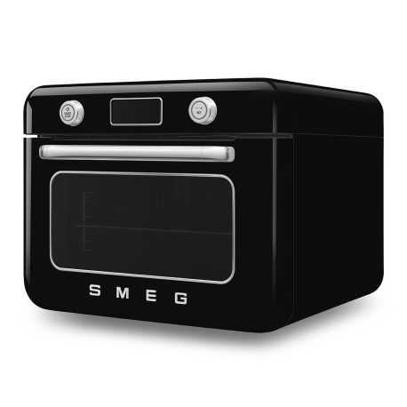 SMEG COUNTERTOP COMBI STEAM OVEN 50's STYLE AESTHETIC BLACK