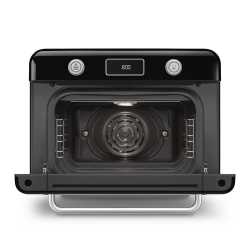 SMEG MINI FOUR COMBINE' VAPEUR POSE LIBRE ESTHÉTIQUE 50's STYLE NOIR
