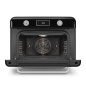 SMEG MINI FOUR COMBINE' VAPEUR POSE LIBRE ESTHÉTIQUE 50's STYLE NOIR