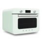SMEG KOMBI-TISCH DAMPFBACKOFEN ÄSTHETIK 50's STYLE PASTELLGRÜN