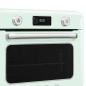 SMEG KOMBI-TISCH DAMPFBACKOFEN ÄSTHETIK 50's STYLE PASTELLGRÜN