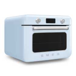 SMEG KOMBI-TISCH DAMPFBACKOFEN ÄSTHETIK 50's STYLE PASTELLBLAU