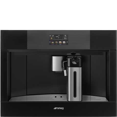 SMEG CMS4104B3 EINBAU-KAFFEEVOLLAUTOMAT DESIGNLINIEN LINEA SCHWARZ