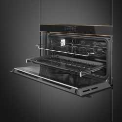 SMEG SFPR9606WTPNR ELECTRIC THERMOVENTILATED OVEN BLACK DOLCE STIL NOVO WI-FI 90 CM