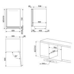 CAVE Á VIN SOUS-PLAN SMEG CVI638RWN2 DOLCE STIL NOVO
