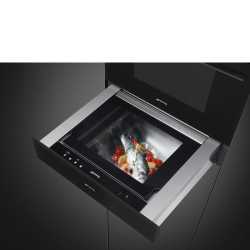 SMEG CPV115B3 VAKUMMIERSCHUBLADE DESIGNLINIEN LINEA PURE BLACK