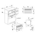 SMEG SBC4104B3 BLAST CHILLER LINEA AESTHETIC H 45 CM PURE BLACK