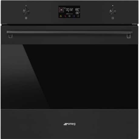 SMEG SOP6302S2PN EINBAU DAMPFGAREN KOMBINIERT DESIGNLINIEN CLASSICI MATT BLACK