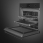 SMEG SO6302M2N COMBI MICROWAVE OVEN AESTHETIC CLASSIC MATT BLACK