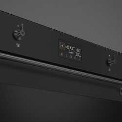 SMEG SO6302M2N EINBAU KOMPAKT-MIKROWELLEN DESIGNLINIEN CLASSICI MATT BLACK