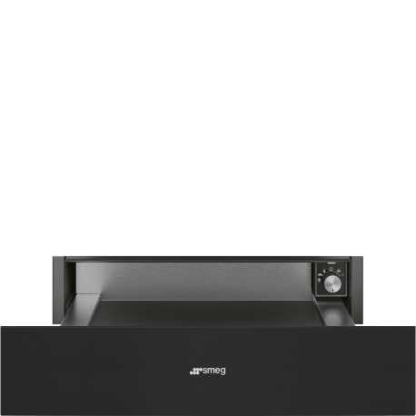 CASSETTO SCALDASTOVIGLIE SMEG CPR315N MATT BLACK SERIE CLASSICA