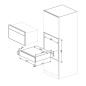 CAJÓN CALIENTAPLATOS SMEG CPR315N MATT BLACK ESTETICA CLASICA