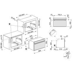 SMEG SFP9302TN FORNO TERMOVENTILATO PIROLITICO
