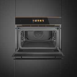 SMEG SO4606WM2PNR HORNO COMBINADO MICROONDAS DOLCE STIL NOVO WI-FI 45 CM