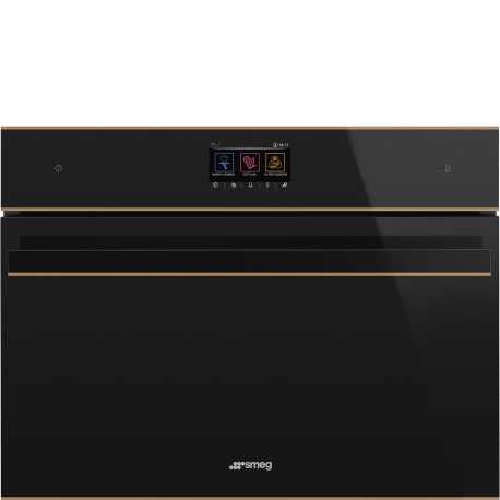 SMEG SO4604M2PNR EINBAU-KOMPAKT MIKROWELLENBACKOFEN DOLCE STIL NOVO 45 CM