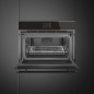 SMEG SO4604M2PNR EINBAU-KOMPAKT MIKROWELLENBACKOFEN DOLCE STIL NOVO 45 CM