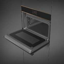SMEG SO4604M2PNR DOLCE STIL NOVO COMBI MICROWAVE OVEN 45 CM
