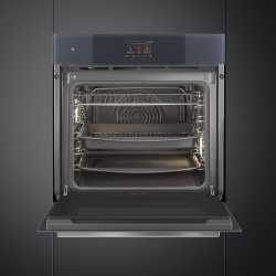 SMEG SOP6104TPG FOUR PYROLITHIQUE THERMO VENTILÉ NEPTUNE GREY