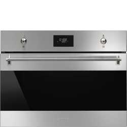 SMEG SO4301M0X MICROWAVE OVEN WITH ELECTRIC GRILL H 45 CM CLASSIC AESTHETIC STAINLESS STEEL