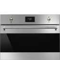 SMEG SO4301M0X MICROWAVE OVEN WITH ELECTRIC GRILL H 45 CM CLASSIC AESTHETIC STAINLESS STEEL