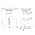SMEG HOBD382MB2 INDUKTION MIT KOCHFELDABZUG MATT SCHWARZ 83 CM