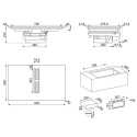SMEG HOBD482D2 INDUCTION HOB WITH INTEGRATED HOOD BLACK 83 CM