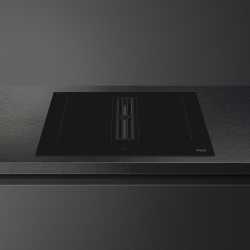 SMEG HOBD472D2 INDUCTION HOB WITH INTEGRATED HOOD BLACK 70 CM