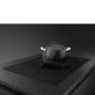SMEG HOBD472D2 INDUCTION HOB WITH INTEGRATED HOOD BLACK 70 CM