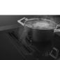 SMEG HOBD472D2 INDUCTION HOB WITH INTEGRATED HOOD BLACK 70 CM