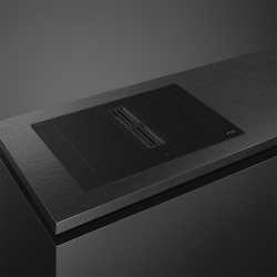 SMEG HOBD472D2 ENCIMERA DE INDUCCIÓN CON CAMPANA INTEGRADA NEGRO 70 CM