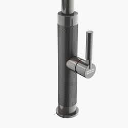 FRANKE MYTHOS MASTERPIECE SINGLE LEVER SINK MIXER TAP STAINLESS STEEL ANTHRACITE