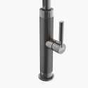 FRANKE MYTHOS MASTERPIECE SINGLE LEVER SINK MIXER TAP STAINLESS STEEL ANTHRACITE